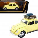 1967 Volkswagen Beetle Yellow Roof Rack Luggage 1/18 Diecast Model by Road Signature 1967 Volkswagen Beetle Yellow Roof Rack Luggage 1/18 Diecast Model by Road Signature