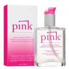 Pink Silicone Personal Lubricant 4 oz Glass Bottle
