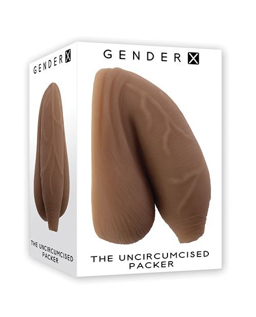 Gender X Uncircumcised Packer Dark Realistic Prosthetic