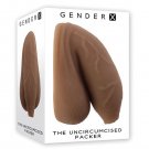 Gender X Uncircumcised Packer Dark Realistic Prosthetic