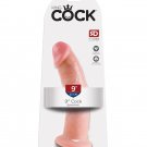 King Cock 9 Inch Realistic Dildo Flesh Suction Cup