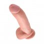King Cock 6 Inch Realistic Dildo Flesh Suction Cup