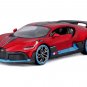Bugatti Divo Red Carbon Blue Special Edition 1/24 Diecast Model by Maisto