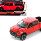 2019 RAM 1500 Rebel Crew Cab Pickup Truck Red 1/24 Diecast Model Car by Motormax 2019 RAM 1500 Rebel Crew Cab Pickup Truck Red 1/24 Diecast Model Car by Motormax