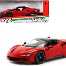 Ferrari SF90 Stradale Red Black Top Race + Play 1/18 Diecast Model by Bburago Ferrari SF90 Stradale Red Black Top Race + Play 1/18 Diecast Model by Bburago