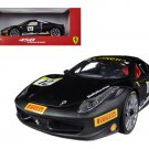Ferrari 458 Challenge Matte Black #12 1/18 Diecast Model by Hot Wheels