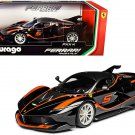 Ferrari FXX-K #5 Fu Songyang Black Orange Stripes 1/18 Diecast Model by Bburago Ferrari FXX-K #5 Fu Songyang Black Orange Stripes 1/18 Diecast Model by Bburago
