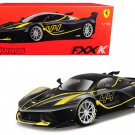 Ferrari FXX-K #44 Black Yellow Stripes Signature Series 1/18 Diecast Model by Bburago Ferrari FXX-K #44 Black Yellow Stripes Signature Series 1/18 Diecast Model by Bburago