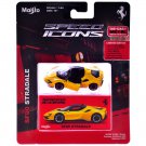 Ferrari SF90 Stradale Yellow Black Top Speed Icons 1/64 Diecast Model by Maisto Ferrari SF90 Stradale Yellow Black Top Speed Icons 1/64 Diecast Model by Maisto