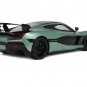 2024 Rimac Nevera R Green Metallic Black Top 1/18 Resin Model Car by GT Spirit
