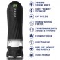 Blush M for Men Quantum X Black Rechargeable Male Masturbator