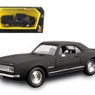 1967 Chevrolet Camaro Z28 Matte Black 1/43 Diecast Model by Road Signature