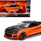 2017 Chevrolet Camaro ZL1 Harley-Davidson Orange Black 1/24 Diecast Model by Maisto