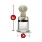 Blush Temptasia Large Clit & Nipple Twist Suckers Clear Set of 2