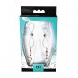 Bijoux de Nip Red/Clear Heart Charm Nipple Halos