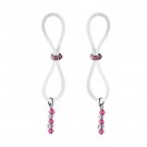 Bijoux de Nip Pink/Clear Gem Slider Nipple Halos