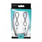 Bijoux de Nip Turquoise/Black Star Charm Nipple Halos