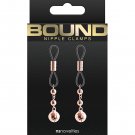 Bound D1 Rose Gold Nipple Clamps Bound D1 Rose Gold Nipple Clamps