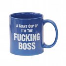 Attitude Mug I'm the F*ing Boss 22 oz Coffee Mug**