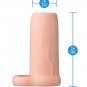 Blush Performance 3.5" Enhancement Sleeve Beige