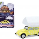 Volkswagen Classic Beetle Yellow White Flower Graphics Camp'otel Sleeper Tent 1/64 Greenlight
