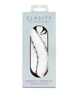 Clarity Glass Hera's Tempest Glass Dildo