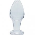 Clarity Glass Utopian Bud Glass Dildo