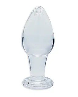 Clarity Glass Utopian Bud Glass Dildo