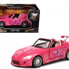 Suki's Honda S2000 Convertible Pink 2 Fast 2 Furious 1/32 Diecast by Jada