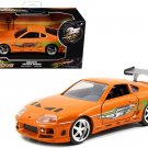 Brian's Toyota Supra Orange Fast & Furious 2001 1/32 Diecast by Jada