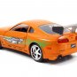 Brian's Toyota Supra Orange Fast & Furious 2001 1/32 Diecast by Jada