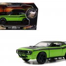 Letty's Dodge Challenger SRT8 Green Furious 7 1/32 Diecast by Jada