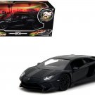 Shaw's Lamborghini Aventador Matt Black Furious 7 1/24 Diecast by Jada