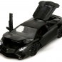 Shaw's Lamborghini Aventador Matt Black Furious 7 1/24 Diecast by Jada