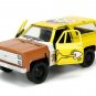 1980 Chevrolet K5 Blazer SpongeBob Star Yellow Hollywood Rides 1/32 Diecast by Jada