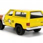1980 Chevrolet K5 Blazer SpongeBob Star Yellow Hollywood Rides 1/32 Diecast by Jada
