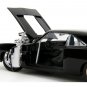 1970 Dodge Charger Black Race Interior The Fast and the Furious 1/24 Diecast by Jada