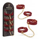 Blush Temptasia Ardor Wrist & Ankle Restraints Red
