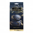 NS Novelties Bondage Couture Vinyl Wrist Cuff Blue NS Novelties Bondage Couture Vinyl Wrist Cuff Blue