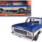 1979 Ford F-150 Pickup Truck 2 Tone Blue/Cream 1/24 Diecast Model Car by Motormax 1979 Ford F-150 Pickup Truck 2 Tone Blue/Cream 1/24 Diecast Model Car by Motormax