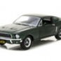 1968 Ford Mustang GT Fastback Highland Green Metallic 1/24 Diecast Model Car by Greenlight