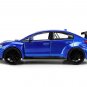 2016 Subaru WRX STI Widebody Blue Metallic JDM Tuners 1/24 Diecast by Jada