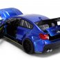 2016 Subaru WRX STI Widebody Blue Metallic JDM Tuners 1/24 Diecast by Jada