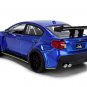 2016 Subaru WRX STI Widebody Blue Metallic JDM Tuners 1/24 Diecast by Jada