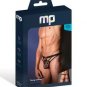Male Power Love Star Thong w/ Ring Black S/M