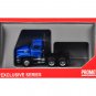 Mack 603 Short Day Cab Blue Metallic 1/87 (HO) Plastic Model Car by Promotex
