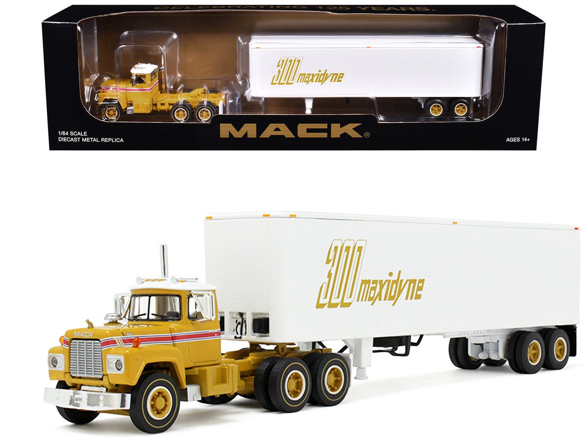 Mack R-Model Day Cab 40' Trailer Mack Anniversary 1/64 Diecast DCP First Gear