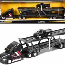Mack Anthem Car Hauler Kenzie's Transport w/ 1993 Chevy 454 SS 1/64 Diecast Maisto