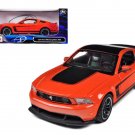 2012 Ford Mustang Boss 302 Orange and Black 1/24 Diecast Model Car by Maisto 2012 Ford Mustang Boss 302 Orange and Black 1/24 Diecast Model Car by Maisto