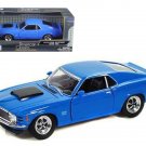 1970 Ford Mustang Boss 429 Blue 1/24 Diecast Model Car by Motormax 1970 Ford Mustang Boss 429 Blue 1/24 Diecast Model Car by Motormax